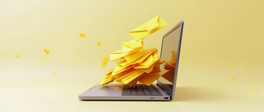 E-document or email concepts.cyberspace management, background, and data security, wallpaper  - Powered by Adobe