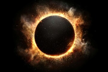 Eclipse phenomenon cosmic event celestial showcase outer space global perspective nature's wonder