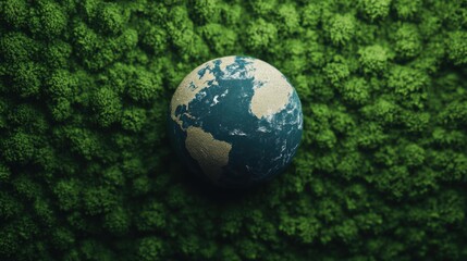 Eco-Friendly Earth Concept for Sustainability Awareness