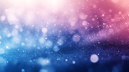 Fototapeta premium serene blue, purple, and white gradient background with sparkling bokeh effects creates dreamy atmosphere. Perfect for various design projects