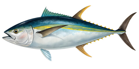 Fototapeta premium tuna isolated on transparent background