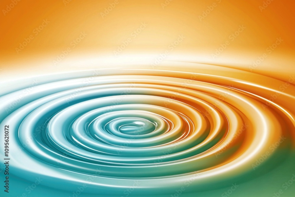 Poster rippling water patterns tranquil setting abstract art vibrant colors close-up view visual serenity f