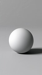 Optical illusion of a sphere bulging from the flat surface