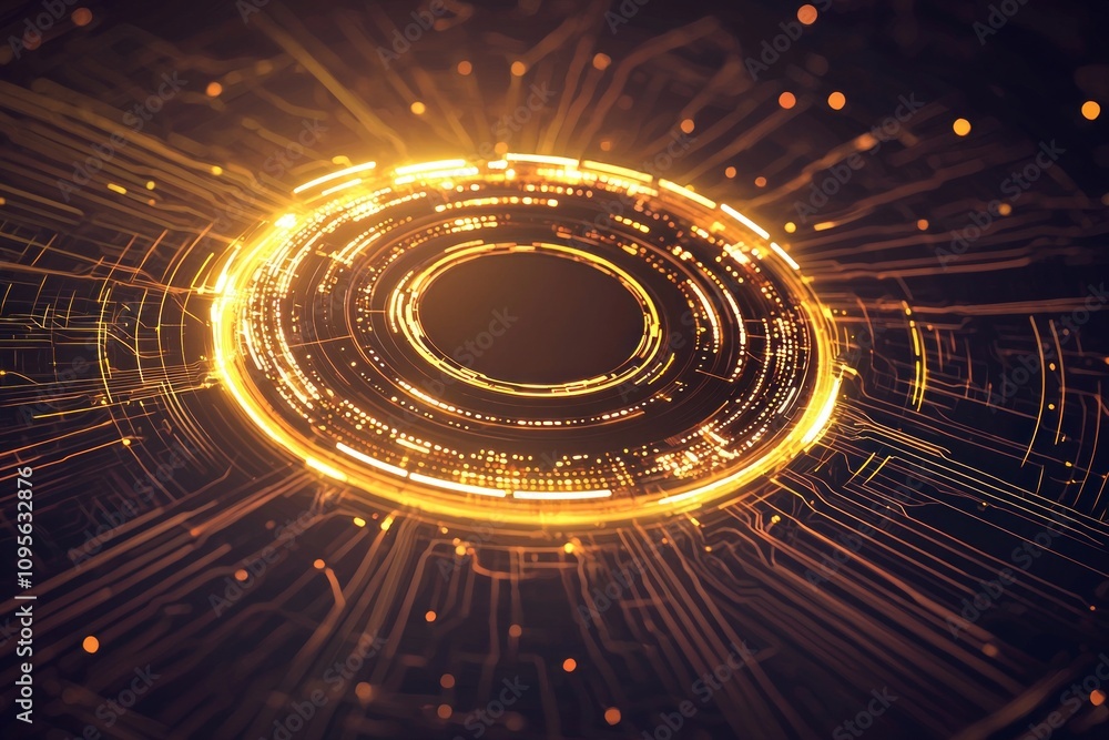 Poster dynamic energy flow visualization abstract design digital art dark background aesthetic view concept