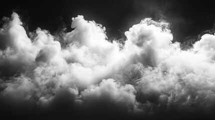 Obraz premium a white cloud of smoke