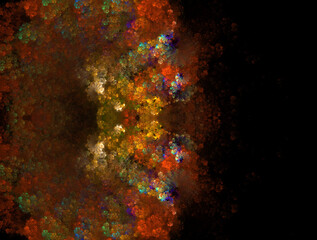 Imaginatory fractal abstract background Image