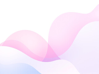 Colorful abstract waves in soft pastel shades create a serene and calming visual experience in contemporary design