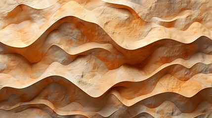 Abstract 3D Wave Background Texture