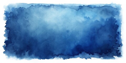 Abstract Blue Watercolor Wash Background Texture for Design Projects