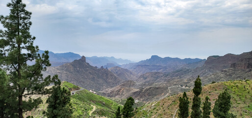 panorama of the mountains