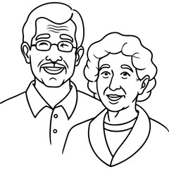  elderly couple