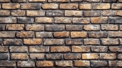 Obraz premium Textured Vintage Brick Wall Perfect for Urban Designs