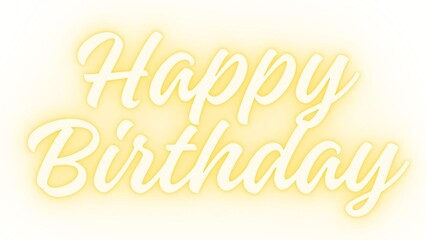 Happy Birthday Text Background Image
