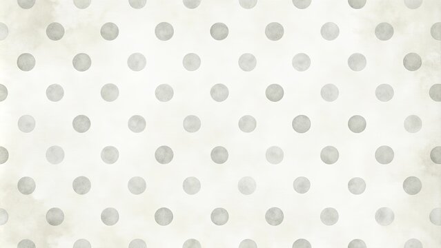 Elegant Grey Polka Dot Pattern on Soft Cream Background for Design Projects