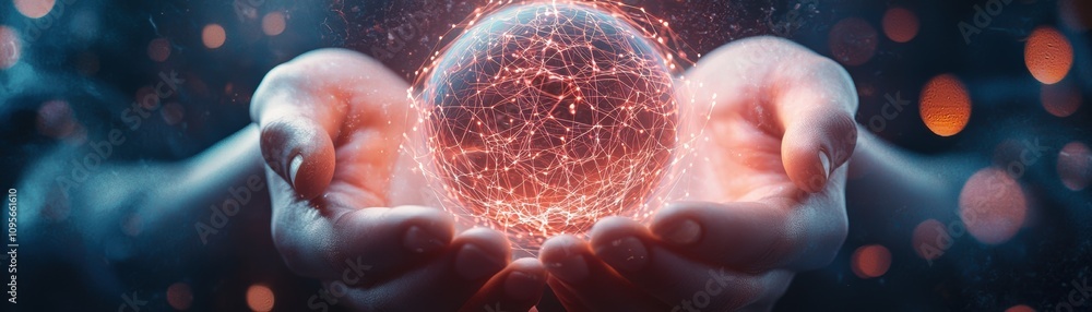 Poster illuminating quantum ai concepts digital realm abstract art futuristic environment close-up view sym