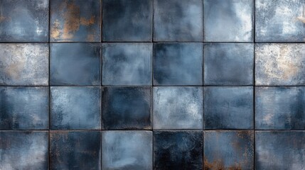 Artistic Blue and Gray Textured Tiles for Modern Interiors