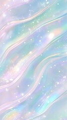 Dark Elegant Satin Abstract Background with Vibrant Color Waves
