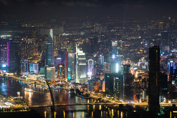 ホーチミン市街の夜景
