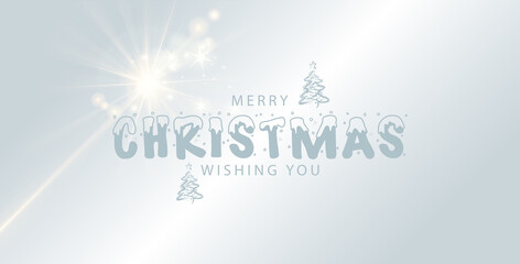 A vibrant and festive illustration celebrating Christmas with bright colors and joyful imagery