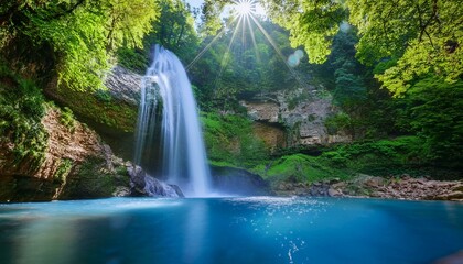 A canvas painted by nature's hand.  