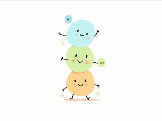 Background with a friendship theme