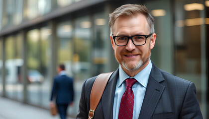 Fototapeta premium Busy serious middle aged professional business man,Serious busy mid aged professional business man,Architects and investors on meeting
