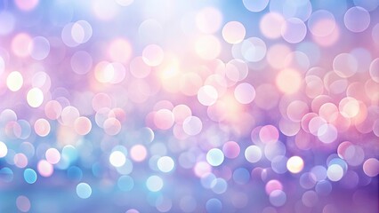 Fototapeta premium Abstract Pastel Bokeh Background with Soft Light Effects and Glowing Circles