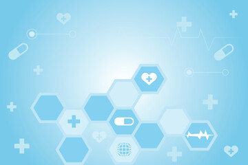 Creative Abstract Medical background design