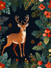 Christmas art background 9
