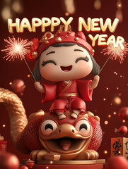 Chinese New Year 2025 Year of Snake