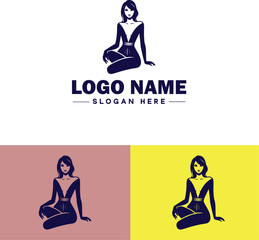 Modeling Agency icon Talent agency Model management Modeling firm flat logo sign symbol editable vector