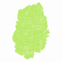 岩手　地図　水彩　緑　アイコン