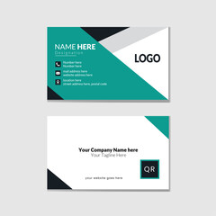 Beautiful and trendy business card design. Creative and clean minimalist style. modern business card template.