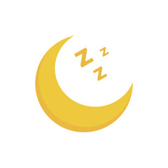 moon sleep icon vector logo design concept idea © MuhammadBahrudin