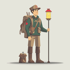 Scouts honor character Set