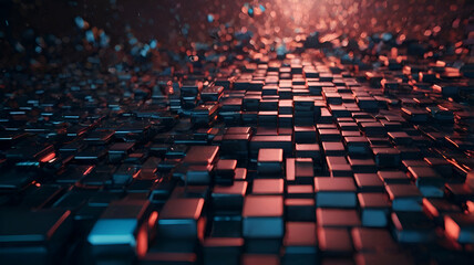 Obraz premium Abstract 3D Background Ultra futurist tech abstract background. 