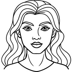 emale face illustration