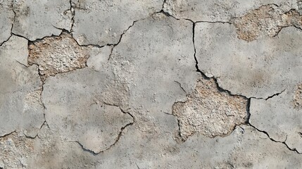 Obraz premium Cracked surface texture abstract background digital art close-up concept