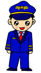 illustration of a person who has a good job for his family