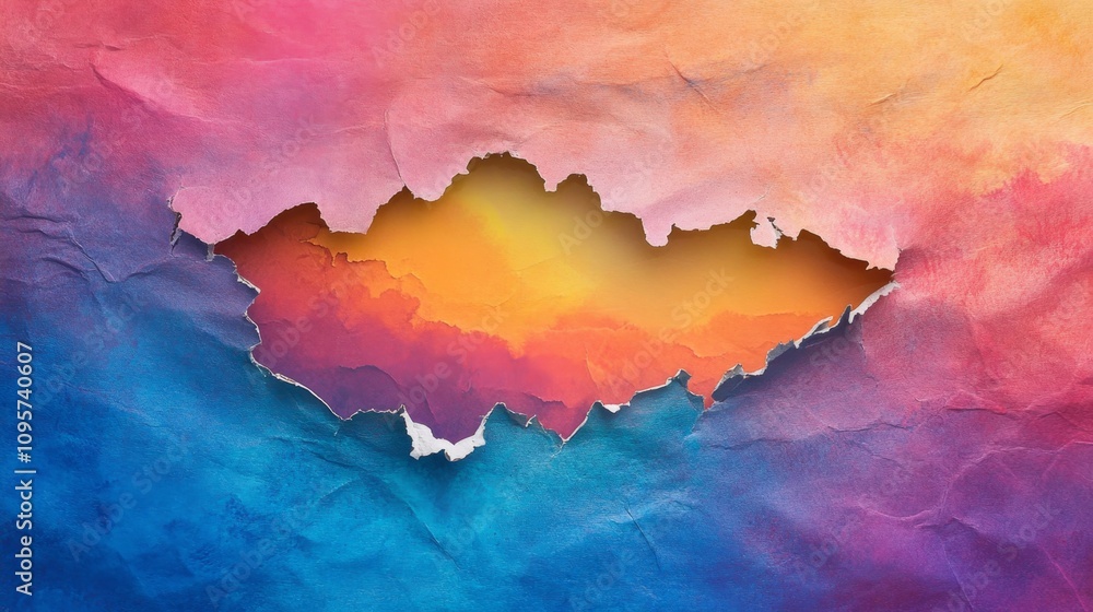 Poster dynamic colorful abstract art digital canvas creative expression vibrant environment artistic perspe