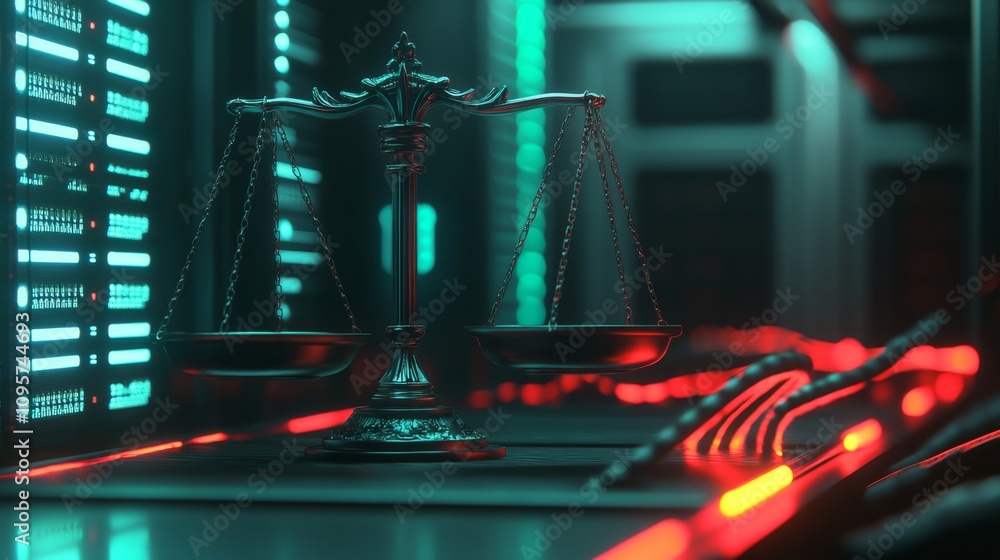Aufkleber justice in the digital age balancing law and technology in a data-driven world virtual environment c