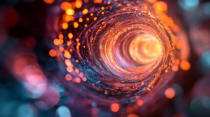 Dynamic abstract motion digital space visual art vibrant environment close-up viewpoint energy concept for seo impact