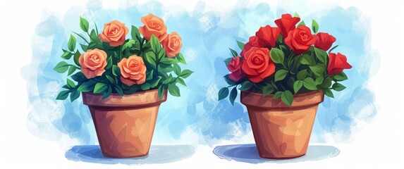 Colorful and vibrant bouquet of roses, a beautiful and elegant display of nature's floral artistry.