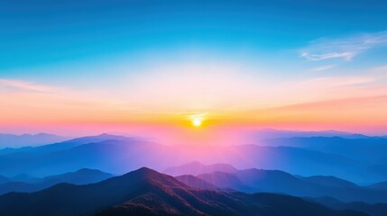 The sky is a beautiful mix of blue and pink hues