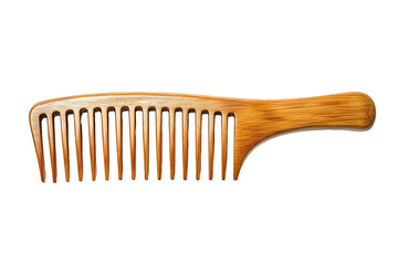 Crisply isolated simple hair comb with a detailed clipping path.