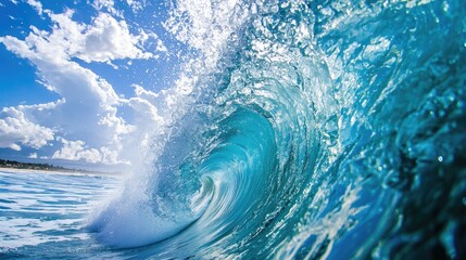 a cover from a book. in tourquoise inspiring. go. trought a wave modern , inpiracional and delicated