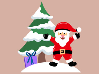 Merry Christmas Background Element Decoration