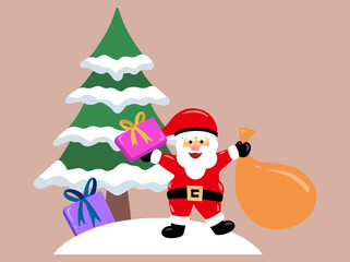 Merry Christmas Background Element Decoration