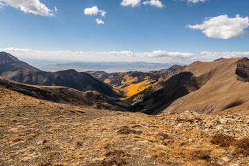Beautiful Colorado Rocky Mountains in the Fall Autumn	
