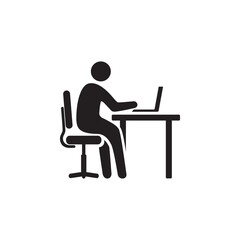 working  icon symbol sign vector